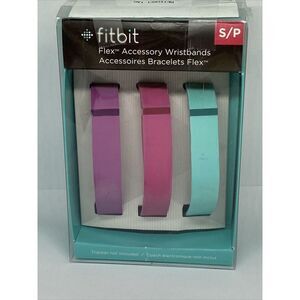 Fitbit FB401BVTPS Flex Replacement Band Vibrant 3-Pack (Violet-Red-Teal) ZW162
